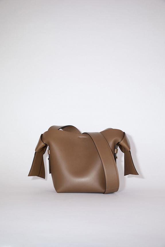 Acne Studios Musubi Mini Shoulder Bag Camel Brown